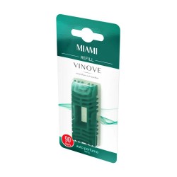 Amio – Ανταλλακτικό Αρωματικό Αυτοκινήτου Vinove Miami Family Collection, προσφέρει αναζωογονητικό άρωμα εσπεριδοειδών, γιασεμιού και κέδρου με διάρκεια έως 90 ημέρες – 1 Τεμ. (V11247/V07-17/AM)