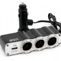 ΑΝΤΑΠΤΟΡΑΣ ΑΝΑΠΤΗΡΑ ΤΡΙΠΛΟΣ 12/24V ΜΕ USB 5V 500mA KAI ΚΑΛΩΔΙΟ 30cm ΑΝΤΑΠΤΟΡΑΣ ΑΝΑΠΤΗΡΑ ΤΡΙΠΛΟΣ 12/24V ΜΕ USB 5V 500mA KAI ΚΑΛΩΔΙΟ 30cm