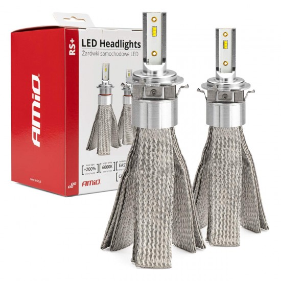 ΛΑΜΠΕΣ LED H7-6 RS+ SERIES 12-36V 50W 6.000K 3500lm CAN-BUS (ΨΥΚΤΡΑ ΛΕΠΙΔΕΣ ΦΤΕΡΟΥ) AMIO - 2ΤΕΜ. ΛΑΜΠΕΣ LED H7-6 RS+ SERIES 12-36V 50W 6.000K 3500lm CAN-BUS (ΨΥΚΤΡΑ ΛΕΠΙΔΕΣ ΦΤΕΡΟΥ) AMIO - 2ΤΕΜ.