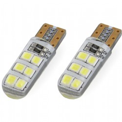 T10 ΛΑΜΠΑΚΙ STANDARD LED SILCA 12V - 1,5W - 5600K - 12LED (ΛΕΥΚΟ/ΨΥΧΡΟ) AMiO - 2 ΤΕΜ. T10 ΛΑΜΠΑΚΙ STANDARD LED SILCA 12V - 1,5W - 5600K - 12LED (ΛΕΥΚΟ/ΨΥΧΡΟ) AMiO - 2 ΤΕΜ.