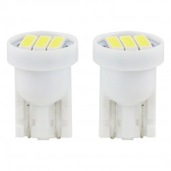 T10 W5W 12V W2,1x9,5d ΛΕΥΚΟ 5.600K 3SMDx7020 (ΚΑΡΦΩΤΟ) 2ΤΕΜ. T10 W5W 12V W2,1x9,5d ΛΕΥΚΟ 5.600K 3SMDx7020 (ΚΑΡΦΩΤΟ) 2ΤΕΜ.