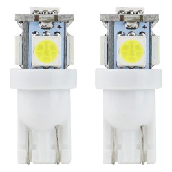 T10 W5W 12V W2,1x9,5d ΛΕΥΚΟ 5.600K 5SMDx5050 (ΚΑΡΦΩΤΟ) 2ΤΕΜ. T10 W5W 12V W2,1x9,5d ΛΕΥΚΟ 5.600K 5SMDx5050 (ΚΑΡΦΩΤΟ) 2ΤΕΜ.