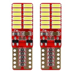 T10 W5W 12V W2,1x9,5d ΛΕΥΚΟ 5.600K 24SMDx4014 (ΚΑΡΦΩΤΟ - CAN-BUS) 2ΤΕΜ. T10 W5W 12V W2,1x9,5d ΛΕΥΚΟ 5.600K 24SMDx4014 (ΚΑΡΦΩΤΟ - CAN-BUS) 2ΤΕΜ.