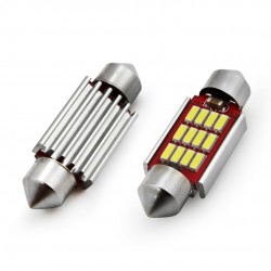 ΛΑΜΠΑΚΙΑ ΠΛΑΦΟΝΙΕΡΑΣ 39mm 12/24V 2,9W 5600K 12LED CANBUS FESTOON (ΛΕΥΚΟ) AMiO - 2 ΤΕΜ. ΛΑΜΠΑΚΙΑ ΠΛΑΦΟΝΙΕΡΑΣ 39mm 12/24V 2,9W 5600K 12LED CANBUS FESTOON (ΛΕΥΚΟ) AMiO - 2 ΤΕΜ.