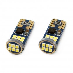 T10 W5W 12/24V 2,2W LED 18xSMD2016  CAN-BUS ULTRA BRIGHT ΛΕΥΚΟ 5600K 10x25mm 2ΤΕΜ. T10 W5W 12/24V 2,2W LED 18xSMD2016  CAN-BUS ULTRA BRIGHT ΛΕΥΚΟ 5600K 10x25mm 2ΤΕΜ.
