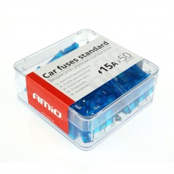 ΑΣΦΑΛΕΙΕΣ STANDARD 15A AMiO - 50 ΤΕΜ. ΚΟΥΤΙ ΑΣΦΑΛΕΙΕΣ STANDARD 15A AMiO - 50 ΤΕΜ. ΚΟΥΤΙ