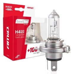 H4 12V 60/55W P43t LUMITEC SILVER ΑΛΟΓΟΝΟΥ +100% UP TO 25m AMIO - 2 ΤΕΜ. H4 12V 60/55W P43t LUMITEC SILVER ΑΛΟΓΟΝΟΥ +100% UP TO 25m AMIO - 2 ΤΕΜ.