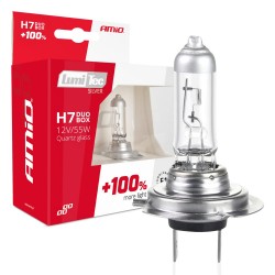 H7 12V 55W PX26d LUMITEC SILVER ΑΛΟΓΟΝΟΥ +100% UP TO 25m AMIO - 2 ΤΕΜ. H7 12V 55W PX26d LUMITEC SILVER ΑΛΟΓΟΝΟΥ +100% UP TO 25m AMIO - 2 ΤΕΜ.