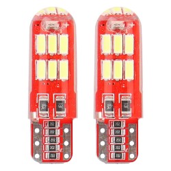 T10 W5W 12V W2,1x9,5d ΛΕΥΚΟ 5.600K 15SMDx4014 LED ΣΙΛΙΚΟΝΗΣ (ΚΑΡΦΩΤΟ - CAN-BUS) 2ΤΕΜ. T10 W5W 12V W2,1x9,5d ΛΕΥΚΟ 5.600K 15SMDx4014 LED ΣΙΛΙΚΟΝΗΣ (ΚΑΡΦΩΤΟ - CAN-BUS) 2ΤΕΜ.