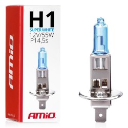 H1 12V 55W P14,5s SUPERWHITE AMIO - 1 ΤΕΜ. H1 12V 55W P14,5s SUPERWHITE AMIO - 1 ΤΕΜ.