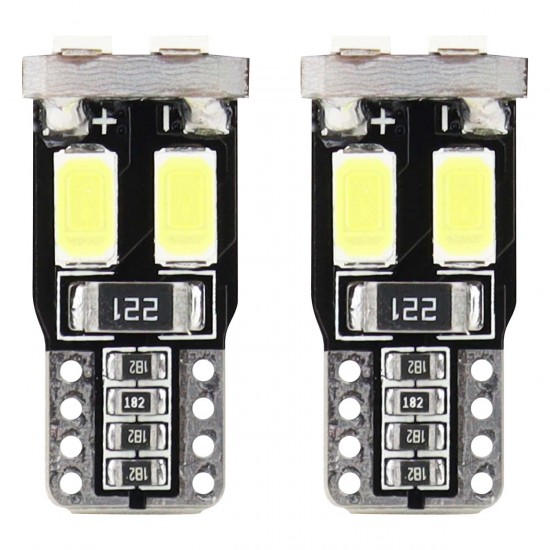 T10 W5W 12V W2,1x9,5d ΛΕΥΚΟ 5.600K 6SMDx5730 (ΚΑΡΦΩΤΟ - CAN-BUS) 2ΤΕΜ. T10 W5W 12V W2,1x9,5d ΛΕΥΚΟ 5.600K 6SMDx5730 (ΚΑΡΦΩΤΟ - CAN-BUS) 2ΤΕΜ.