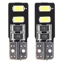 T10 W5W 12V W2,1x9,5d ΛΕΥΚΟ 5.600K 4SMDx5730 (ΚΑΡΦΩΤΟ - CAN-BUS) 2ΤΕΜ. T10 W5W 12V W2,1x9,5d ΛΕΥΚΟ 5.600K 4SMDx5730 (ΚΑΡΦΩΤΟ - CAN-BUS) 2ΤΕΜ.