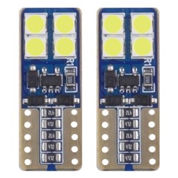 T10 W5W 12V W2,1x9,5d ΛΕΥΚΟ 5.600K 8SMDx2835 (ΚΑΡΦΩΤΟ - CAN-BUS) 2ΤΕΜ. T10 W5W 12V W2,1x9,5d ΛΕΥΚΟ 5.600K 8SMDx2835 (ΚΑΡΦΩΤΟ - CAN-BUS) 2ΤΕΜ.