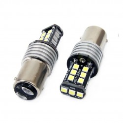 P21/5W 1157 12-24V 7.5W 6.000K 800lm LED CAN-BUS 15SMD 2835 ΑΜΙΟ -2ΤΕΜ P21/5W 1157 12-24V 7.5W 6.000K 800lm LED CAN-BUS 15SMD 2835 ΑΜΙΟ -2ΤΕΜ