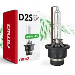 D2S 12V 5.500k 35W ΑΝΤΑΛΛΑΚΤΙΚΗ ΛΑΜΠΑ LONGLIFE +60%  AMIO - 1 ΤΕΜ. D2S 12V 5.500k 35W ΑΝΤΑΛΛΑΚΤΙΚΗ ΛΑΜΠΑ LONGLIFE +60%  AMIO - 1 ΤΕΜ.