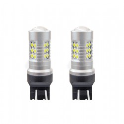 W21/5W T20 12/24V 6,2W 5600K LED 24xSMD3030 CAN-BUS ΛΕΥΚΟ 18x56mm 2ΤΕΜ. W21/5W T20 12/24V 6,2W 5600K LED 24xSMD3030 CAN-BUS ΛΕΥΚΟ 18x56mm 2ΤΕΜ.
