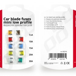 ΑΣΦΑΛΕΙΕΣ MINI LOW PROFILE ΔΙΑΦΟΡΕΣ ΣΕ ΚΑΡΤΕΛΑ 1x5A/1x7.5A/2x10A/2x15A/2x20A/1x25A/1x30A AMIO - 10 TEM ΑΣΦΑΛΕΙΕΣ MINI LOW PROFILE ΔΙΑΦΟΡΕΣ ΣΕ ΚΑΡΤΕΛΑ 1x5A/1x7.5A/2x10A/2x15A/2x20A/1x25A/1x30A AMIO - 10 TEM