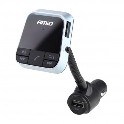 FM TRANSMITTER ΑΝΑΜΕΤΑΔΟΤΗΣ ΑΝΑΠΤΗΡΑ BT-01 12/24V ΜΕ ΦΟΡΤΙΣΤΗ USB 2,4A AMiO - 1 ΤΕΜ. FM TRANSMITTER ΑΝΑΜΕΤΑΔΟΤΗΣ ΑΝΑΠΤΗΡΑ BT-01 12/24V ΜΕ ΦΟΡΤΙΣΤΗ USB 2,4A AMiO - 1 ΤΕΜ.
