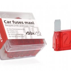 ΑΣΦΑΛΕΙΕΣ MAXI 50A - ΚΟΥΤΙ  ΑΜΙΟ - 10 ΤΕΜ. ΑΣΦΑΛΕΙΕΣ MAXI 50A - ΚΟΥΤΙ  ΑΜΙΟ - 10 ΤΕΜ.