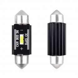 ΛΑΜΠΑΚΙΑ ΠΛΑΦΟΝΙΕΡΑΣ 36mm 12/24V 3,1W 5600K 1LED ULTRA BRIGHT CAN-BUS FESTOON (ΛΕΥΚΟ) AMiO - 2 ΤΕΜ. ΛΑΜΠΑΚΙΑ ΠΛΑΦΟΝΙΕΡΑΣ 36mm 12/24V 3,1W 5600K 1LED ULTRA BRIGHT CAN-BUS FESTOON (ΛΕΥΚΟ) AMiO - 2 ΤΕΜ.