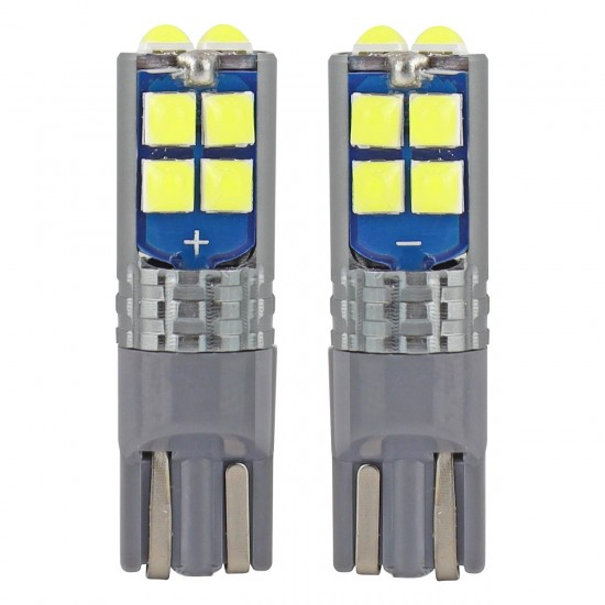 T10 W5W 12V W2,1x9,5d ΛΕΥΚΟ 10SMDx3030 (ΚΑΡΦΩΤΟ - CAN-BUS) 2ΤΕΜ. T10 W5W 12V W2,1x9,5d ΛΕΥΚΟ 10SMDx3030 (ΚΑΡΦΩΤΟ - CAN-BUS) 2ΤΕΜ.