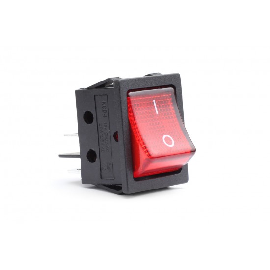 ΔΙΑΚΟΠΤΗΣ ΤΕΤΡΑΓΩΝΟΣ ΜΕ ΚΟΚΚΙΝΟ LED ΑΜΙΟ