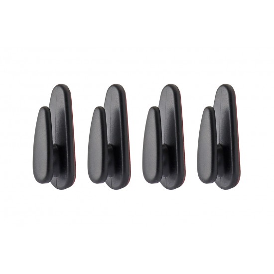 ΠΛΑΣΤΙΚΕΣ ΚΡΕΜΑΣΤΡΕΣ ΑΥΤΟΚΟΛΛΗΤΕΣ 18x13x43mm 4ΤΕΜ