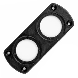 ΠΑΝΕΛ ΔΙΠΛΟ ΓΙΑ ΠΡΙΖΕΣ ΜΑΥΡΟ MOD-13 105x43x4,5 mm ΔΙΑΜΕΤΡΟ ΤΡΥΠΑΣ: 3cm AMIO ΠΑΝΕΛ ΔΙΠΛΟ ΓΙΑ ΠΡΙΖΕΣ ΜΑΥΡΟ MOD-13 105x43x4,5 mm ΔΙΑΜΕΤΡΟ ΤΡΥΠΑΣ: 3cm AMIO