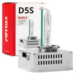 D5S 12V 5.000k 25W ΑΝΤΑΛΛΑΚΤΙΚΗ ΛΑΜΠΑ BASIC AMIO - 1 Τεμ. D5S 12V 5.000k 25W ΑΝΤΑΛΛΑΚΤΙΚΗ ΛΑΜΠΑ BASIC AMIO - 1 Τεμ.
