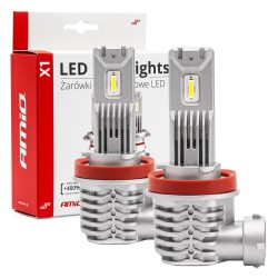 ΛΑΜΠΕΣ LED H8/Η9/Η11 10-16V 40W 6.500K 4400lm  (ΨΥΚΤΡΑ) X1 SERIES AMIO - 2ΤΕΜ. ΛΑΜΠΕΣ LED H8/Η9/Η11 10-16V 40W 6.500K 4400lm  (ΨΥΚΤΡΑ) X1 SERIES AMIO - 2ΤΕΜ.