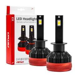 ΛΑΜΠΕΣ LED H1 9-16V 92W 6.500K 9900lm CANBUS ΜΕ ΑΝΕΜΙΣΤΗΡΑΚΙ X3 SERIES AMIO - 2ΤΕΜ. ΛΑΜΠΕΣ LED H1 9-16V 92W 6.500K 9900lm CANBUS ΜΕ ΑΝΕΜΙΣΤΗΡΑΚΙ X3 SERIES AMIO - 2ΤΕΜ.