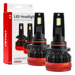ΛΑΜΠΕΣ LED CAN-BUS HΒ4 9006 9>16V 90W 6.500K 9900lm (ΜΕ ΑΝΕΜΙΣΤΗΡΑΚΙ) X3 SERIES AMIO - 2 Τεμ. ΛΑΜΠΕΣ LED CAN-BUS HΒ4 9006 9>16V 90W 6.500K 9900lm (ΜΕ ΑΝΕΜΙΣΤΗΡΑΚΙ) X3 SERIES AMIO - 2 Τεμ.