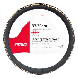 ΚΑΛΥΜΜΑ ΤΙΜΟΝΙΟΥ 37-39cm SWC-43-M ΜΑΥΡΟ/ΛΕΟΠΑΡ (LEOPARD)  AMIO - 1 ΤΕΜ. ΚΑΛΥΜΜΑ ΤΙΜΟΝΙΟΥ 37-39cm SWC-43-M ΜΑΥΡΟ/ΛΕΟΠΑΡ (LEOPARD)  AMIO - 1 ΤΕΜ.
