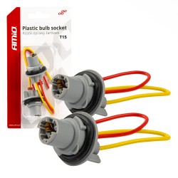 ΦΙΣΑ 12/24V ΓΙΑ ΛΑΜΠΕΣ T15/W5W/W16W  ME ΚΑΛΩΔΙΟ ΑΜΙΟ - 2 ΤΕΜ. ΦΙΣΑ 12/24V ΓΙΑ ΛΑΜΠΕΣ T15/W5W/W16W  ME ΚΑΛΩΔΙΟ ΑΜΙΟ - 2 ΤΕΜ.
