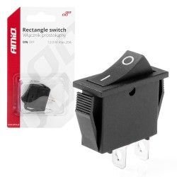 ΔΙΑΚΟΠΤΗΣ ON/OFF  2 ΕΠΑΦΩΝ 12V 20A 10mm x 26mm ΜΑΥΡΟΣ  ΑΜΙΟ - 1 ΤΕΜ. ΔΙΑΚΟΠΤΗΣ ON/OFF  2 ΕΠΑΦΩΝ 12V 20A 10mm x 26mm ΜΑΥΡΟΣ  ΑΜΙΟ - 1 ΤΕΜ.