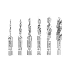ΤΡΥΠΑΝΙΑ ΣΕΤ ΜΕ ΣΠΕΙΡΩΜΑ M3>M10 ΕΞΑΓΩΝΑ 1/4' (6,35 mm) ΑMiO - 6 TEM. ΤΡΥΠΑΝΙΑ ΣΕΤ ΜΕ ΣΠΕΙΡΩΜΑ M3>M10 ΕΞΑΓΩΝΑ 1/4' (6,35 mm) ΑMiO - 6 TEM.