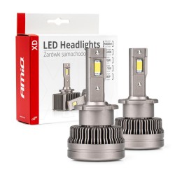 ΛΑΜΠΕΣ LED ΜΕ ΨΥΚΤΡΑ D2S/D2R 9-16V 70W 6.500K 8600lm XD SERIES AMIO - 2 ΤΕΜ. ΛΑΜΠΕΣ LED ΜΕ ΨΥΚΤΡΑ D2S/D2R 9-16V 70W 6.500K 8600lm XD SERIES AMIO - 2 ΤΕΜ.