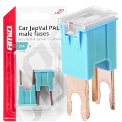 ΑΣΦΑΛΕΙΕΣ JapVal PAL U ΑΡΣΕΝΙΚΕΣ 20A ΣΕ ΓΑΛΑΖΙΟ ΧΡΩΜΑ AMIO - 2 Τεμ. ΑΣΦΑΛΕΙΕΣ JapVal PAL U ΑΡΣΕΝΙΚΕΣ 20A ΣΕ ΓΑΛΑΖΙΟ ΧΡΩΜΑ AMIO - 2 Τεμ.