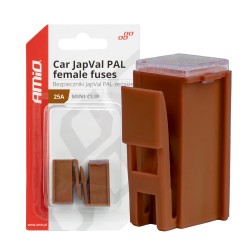 ΑΣΦΑΛΕΙΕΣ JapVal PAL ΘΗΛΥΚΕΣ 25A ΣΕ ΚΑΦΕ ΧΡΩΜΑ AMIO - 2 Τεμ. ΑΣΦΑΛΕΙΕΣ JapVal PAL ΘΗΛΥΚΕΣ 25A ΣΕ ΚΑΦΕ ΧΡΩΜΑ AMIO - 2 Τεμ.