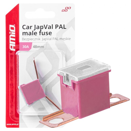 ΑΣΦΑΛΕΙΑ JapVal PAL ΑΡΣΕΝΙΚΗ 48mm 30A ΣΕ ΡΟΖ ΧΡΩΜΑ AMIO - 1 Τεμ. ΑΣΦΑΛΕΙΑ JapVal PAL ΑΡΣΕΝΙΚΗ 48mm 30A ΣΕ ΡΟΖ ΧΡΩΜΑ AMIO - 1 Τεμ.