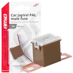 ΑΣΦΑΛΕΙΑ JapVal PAL ΑΡΣΕΝΙΚΗ 48mm 70A ΣΕ ΚΑΦΕ ΧΡΩΜΑ AMIO - 1 Τεμ. ΑΣΦΑΛΕΙΑ JapVal PAL ΑΡΣΕΝΙΚΗ 48mm 70A ΣΕ ΚΑΦΕ ΧΡΩΜΑ AMIO - 1 Τεμ.