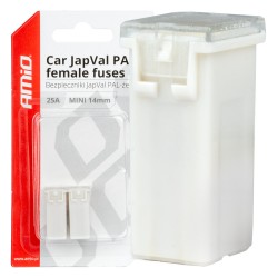 ΑΣΦΑΛΕΙΕΣ JapVal PAL ΜΙΝΙ 14mm ΘΗΛΥΚΕΣ 25A ΣΕ ΛΕΥΚΟ ΧΡΩΜΑ AMIO - 2 Τεμ. ΑΣΦΑΛΕΙΕΣ JapVal PAL ΜΙΝΙ 14mm ΘΗΛΥΚΕΣ 25A ΣΕ ΛΕΥΚΟ ΧΡΩΜΑ AMIO - 2 Τεμ.