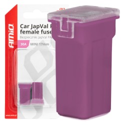 ΑΣΦΑΛΕΙΕΣ JapVal PAL ΜΙΝΙ 17mm ΘΗΛΥΚΕΣ 30A ΣΕ ΜΩΒ ΧΡΩΜΑ AMIO - 2 Τεμ. ΑΣΦΑΛΕΙΕΣ JapVal PAL ΜΙΝΙ 17mm ΘΗΛΥΚΕΣ 30A ΣΕ ΜΩΒ ΧΡΩΜΑ AMIO - 2 Τεμ.