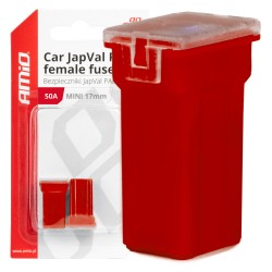 ΑΣΦΑΛΕΙΕΣ JapVal PAL ΜΙΝΙ 17mm ΘΗΛΥΚΕΣ 50A ΣΕ ΚΟΚΚΙΝΟ ΧΡΩΜΑ AMIO - 2 Τεμ. ΑΣΦΑΛΕΙΕΣ JapVal PAL ΜΙΝΙ 17mm ΘΗΛΥΚΕΣ 50A ΣΕ ΚΟΚΚΙΝΟ ΧΡΩΜΑ AMIO - 2 Τεμ.