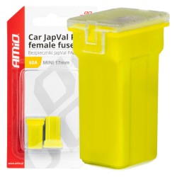ΑΣΦΑΛΕΙΕΣ JapVal PAL ΜΙΝΙ 17mm ΘΗΛΥΚΕΣ 60A ΣΕ ΚΙΤΡΙΝΟ ΧΡΩΜΑ AMIO - 2 Τεμ. ΑΣΦΑΛΕΙΕΣ JapVal PAL ΜΙΝΙ 17mm ΘΗΛΥΚΕΣ 60A ΣΕ ΚΙΤΡΙΝΟ ΧΡΩΜΑ AMIO - 2 Τεμ.