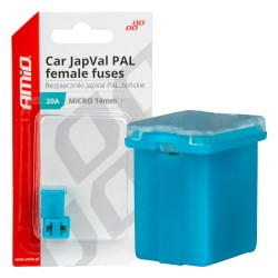 ΑΣΦΑΛΕΙΕΣ JapVal PAL ΜICRO 14mm ΘΗΛΥΚΕΣ 20A ΣΕ ΓΑΛΑΖΙΟ ΧΡΩΜΑ AMIO - 2 Τεμ. ΑΣΦΑΛΕΙΕΣ JapVal PAL ΜICRO 14mm ΘΗΛΥΚΕΣ 20A ΣΕ ΓΑΛΑΖΙΟ ΧΡΩΜΑ AMIO - 2 Τεμ.