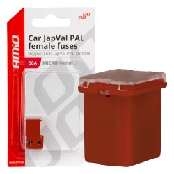 ΑΣΦΑΛΕΙΕΣ JapVal PAL ΜICRO 14mm ΘΗΛΥΚΕΣ 50A ΣΕ ΚΟΚΚΙΝΟ ΧΡΩΜΑ AMIO - 2 Τεμ. ΑΣΦΑΛΕΙΕΣ JapVal PAL ΜICRO 14mm ΘΗΛΥΚΕΣ 50A ΣΕ ΚΟΚΚΙΝΟ ΧΡΩΜΑ AMIO - 2 Τεμ.