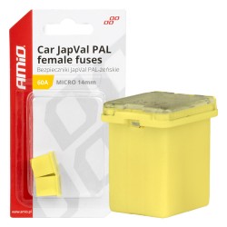 ΑΣΦΑΛΕΙΕΣ JapVal PAL ΜICRO 14mm ΘΗΛΥΚΕΣ 60A ΣΕ ΚΙΤΡΙΝΟ ΧΡΩΜΑ AMIO - 2 Τεμ. ΑΣΦΑΛΕΙΕΣ JapVal PAL ΜICRO 14mm ΘΗΛΥΚΕΣ 60A ΣΕ ΚΙΤΡΙΝΟ ΧΡΩΜΑ AMIO - 2 Τεμ.