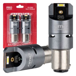 P21/5W BAY15s 12/24V 6.000K 2xSMD LED(ΜΕ ΑΝΕΜΙΣΤΗΡΑΚΙ) FULL CAN-BUS ΛΕΥΚΟ PRO SERIES  AMIO - 2 Τεμ. P21/5W BAY15s 12/24V 6.000K 2xSMD LED(ΜΕ ΑΝΕΜΙΣΤΗΡΑΚΙ) FULL CAN-BUS ΛΕΥΚΟ PRO SERIES  AMIO - 2 Τεμ.