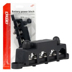 ΜΠΑΡΑ ΚΑΛΩΔΙΩΝ / ΤΕΡΜΑΤΙΚΟ 4 ΘΕΣΕΩΝ M10 max 48V  AMIO - 1 Τεμ. ΜΠΑΡΑ ΚΑΛΩΔΙΩΝ / ΤΕΡΜΑΤΙΚΟ 4 ΘΕΣΕΩΝ M10 max 48V  AMIO - 1 Τεμ.